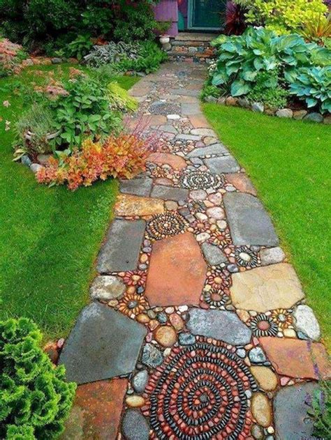 30 Newest Stepping Stone Pathway Ideas For Your Garden Pathway Landscaping Backyard