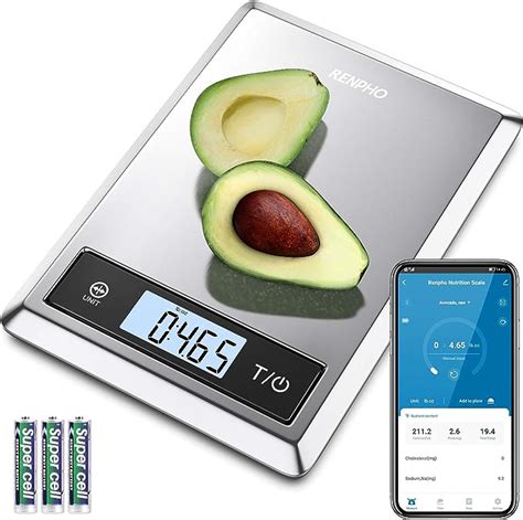 Renpho Digital Kitchen Scales Food Scale Electronic Weighing Cooking