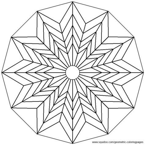 Geometric Coloring Pages Desenho De Mandala Mandala Geométrica