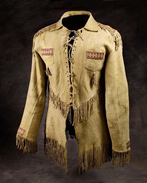 Plains Cree Mans Quilled Scout Coat Native American Clothing Native