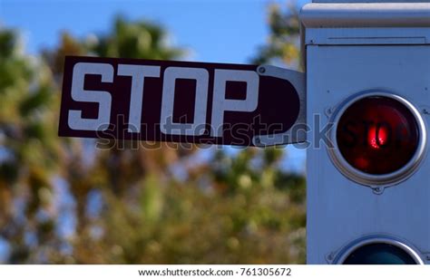 Vintage Traffic Light Stop Sign Stock Photo 761305672 Shutterstock