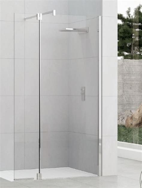 Novellini Kuadra Hha 870 900mm Fixed Shower Panel And Pivoting Section