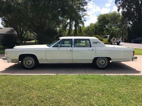 1979 Lincoln Continental Town Car 4 Door Classic Cars For Sale