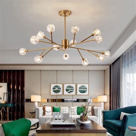 Creative Post Modern Crystal Chandelier Living Room Personality