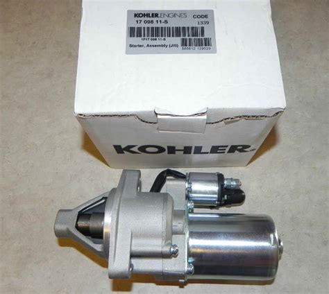 Kohler Electric Starter Part Number 17 098 11 S