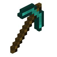 I painstakingly vectored every pixel to bring you all my own diamond pickaxe vector! crobi143 on Scratch