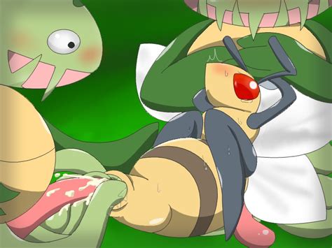 Rule 34 1girls Beedrill Blush Carnivine Color Female Interspecies