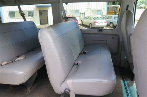 2002 White Ford Econoline E 350 Xl Duty Van W 3 Rows Seats 261252
