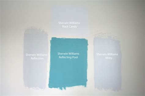 How do you think it will look with these reddish floors? Sherwin Williams Pool Blue sherwin williams go confidently ...