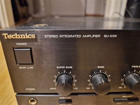 technics stereo integrated amplifier su x101 midi ebay