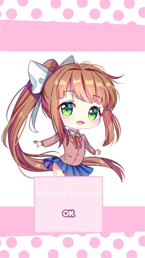 Ddlc Wallpapers 3 Chibi Monika Downloadable Literature Club