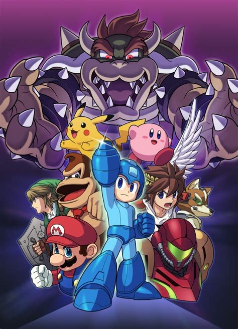 Super Smash Bros For Nintendo 3ds Wii U Mega Man