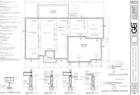 Foundation Plans Alldraft Home Design And Drafting Services