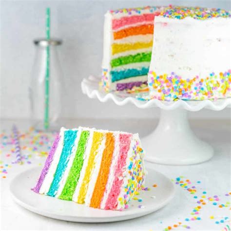 Rainbow Layer Cake Recipe Bunsen Burner Bakery