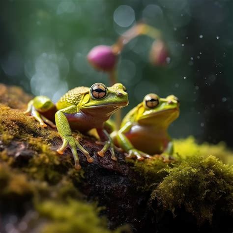 Premium Ai Image Leaping Life A Frogs Enchanting Existence In The