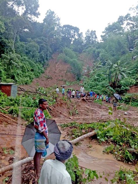 At Least 20 Killed In Landslides In Southern Assam Several Others Injured