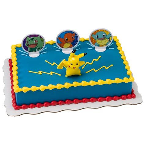 If you want to design your own cake from scratch at walmart, you'll have to make friends with the bakery department to see if it's possible. Pokemon Light Up Pikachu Kit Cake - Walmart.com - Walmart.com
