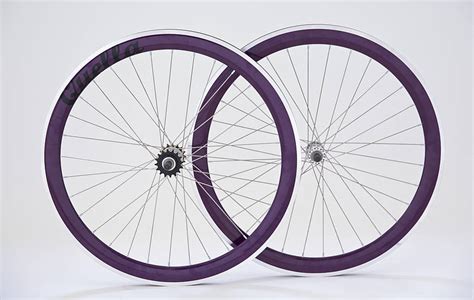 Deep V Fixed Gear Single Speed Wheelset By Quella Bicycle Ltd