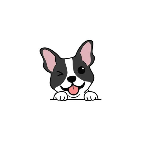 Cute Bulldog Puppy Cartoon Vector Illustration 24813576 Vector Art At