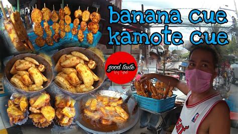 Banana Cue Kamote Cue Filipino Street Food Youtube