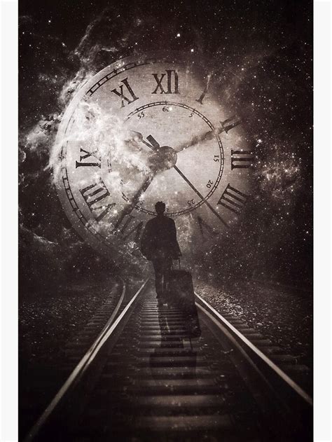 The Time Traveller Art Print For Sale By Seamless Time Travel Art