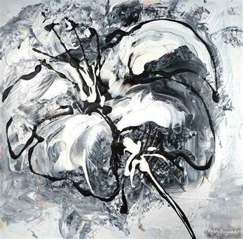 Black And White Abstract Painting Abstract Painting Free And Premium