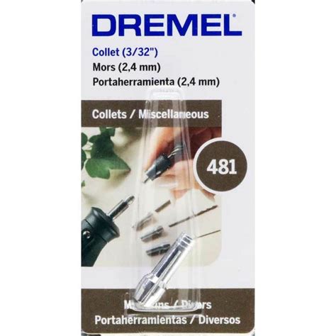 It all depends on the scale and whether it is imperial or metric. Dremel 481 - 3/32 inch Collet