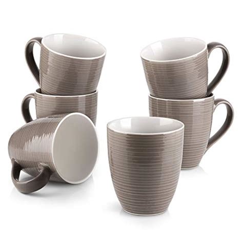 Dowan Coffee Mugs Set 17 Oz Large Coffee Mug Set Of 6 With Handle For