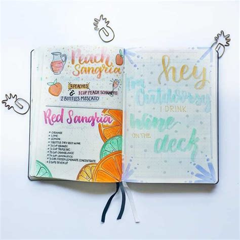 Ideas For Recipes In Your Bullet Journal My Inner Creative In Recipe Book Diy Wine