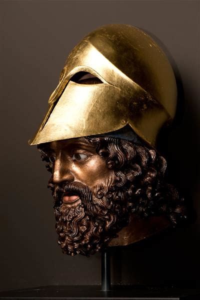 Reconstructions Of The Head Of The Riace Warrior A C460 Bc