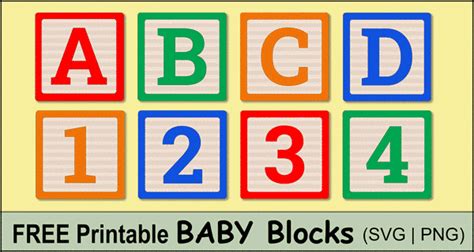Printable Baby Blocks