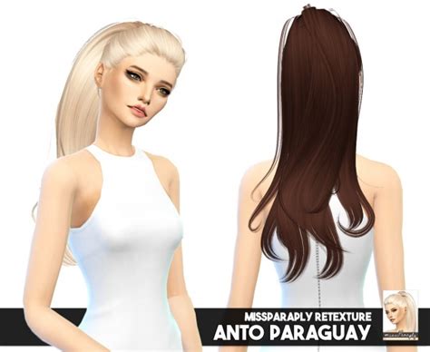 Sims 4 Hairs ~ Miss Paraply Nightcrawler S And Anto S Hairs Retextured