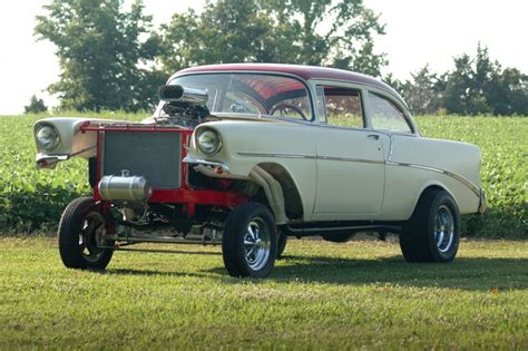 56 Chevy Gasser Super Cars Cool Cars Drag Cars
