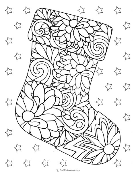 Printable Coloring Pages For Adults Christmas