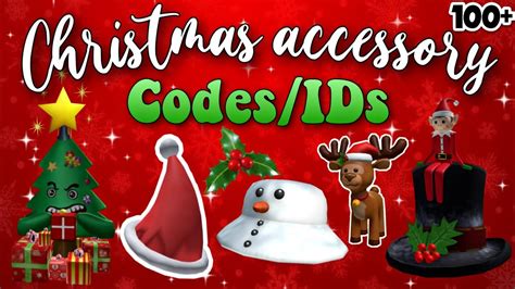100 Christmas Accessory Codesids For Brookhaven And Bloxburg New