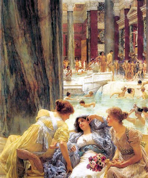 Alma Tadema The Baths Of Caracalla Historical Painting Lawrence