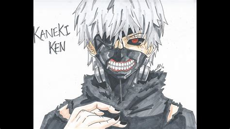 Speed Drawing Kaneki Ken Tokyo Ghoul Youtube