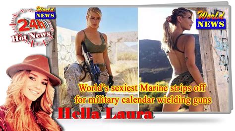 Shannon Ihrke Worlds Sexiest Marine Strips Off For Military Calendar