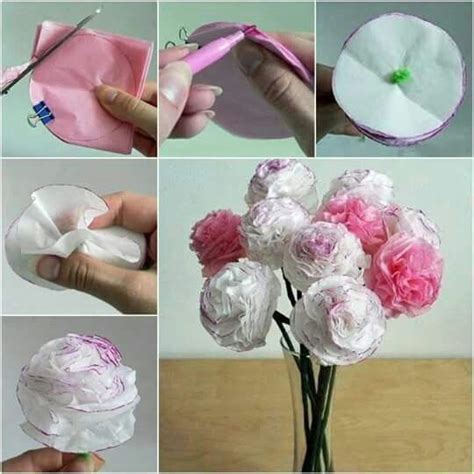 Flores Papel China Manualidades Papel De Seda Flor De Paper Cómo