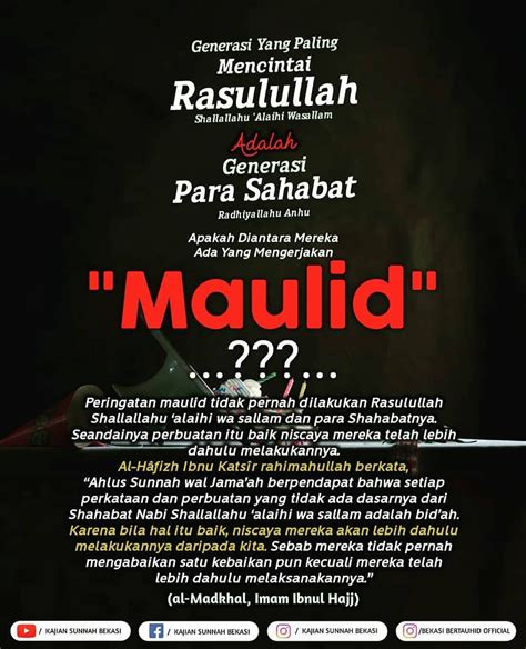 Thesunnahpath Di Instagram ••• Peringatan Maulid Nabi Shallallahu