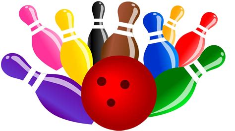 Bowling Clipart Colorful Bowling Colorful Transparent Free For