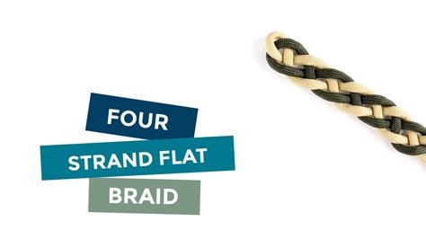 The four strand paracord braid is achieved in a similar way to the three strand one. HOW TO MAKE FOUR STRAND FLAT BRAID PARACORD TUTORIAL - YouTube