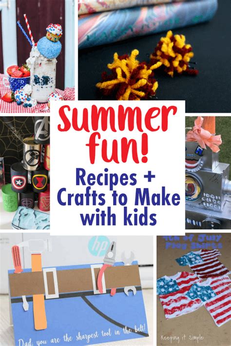 Summer Fun Recipes And Crafts To Make With Kids Mmm 436 Block Party