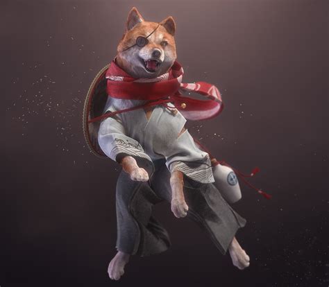 Artstation Samurai Shiba Battle Of Dogs