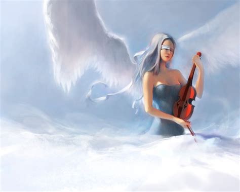 Violin Angel By Jerrycai On Deviantart Violin Angel Violin Art