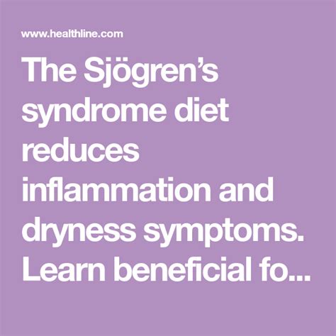 The Sjögrens Syndrome Diet Beneficial Foods To Eat Sjogrens
