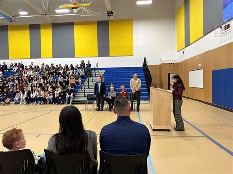 Veterans Day Assembly News Article Cougar Mountain Middle School