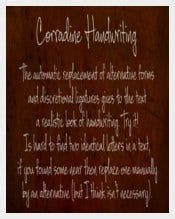 The bilbo swash caps has similar flourishes to scriptina, but much less dramatic—so if you want a similar look and feel in your every one of the free handwriting fonts on this list is available for download at zero cost to. 1550+ Free Fonts | Free & Premium Templates