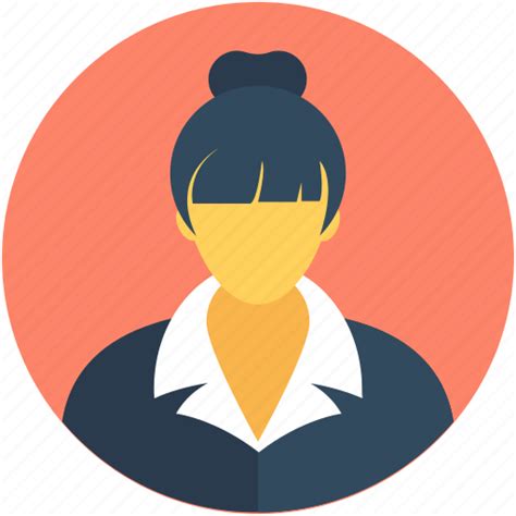 Employee Female Female Worker Personal Assistant Secretary Icon