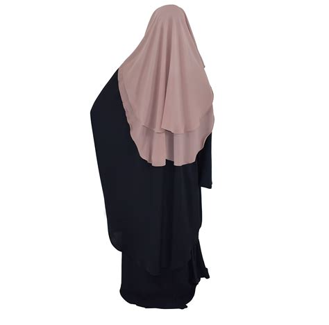 Buy Assabiroun 3 Layers Niqab Burqa Face Veil Long Black Nikab